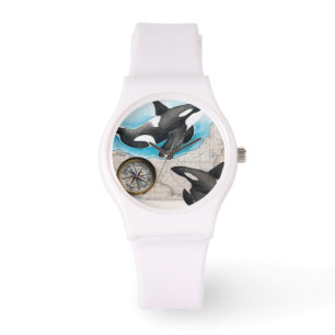 Orcas Map Horloge