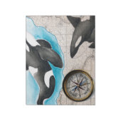 Orcas Map Notitieblok (Gedraaid)