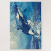Orcas or Killer Whales Jigsaw Puzzle (Vertical)