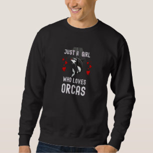 Orcas redt alleen een meisje dat van Orcas Zip Hoo Trui