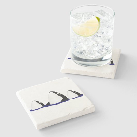 Orcas Stone Onderzetter (Zijkant)