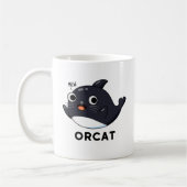 Orcat Funny Cat Orca Pun Koffiemok (Links)