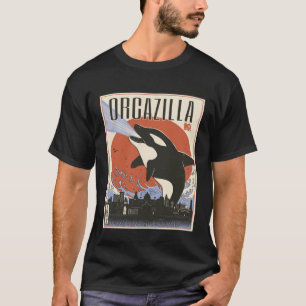 Orcazilla Japans Monster Orka T-shirt