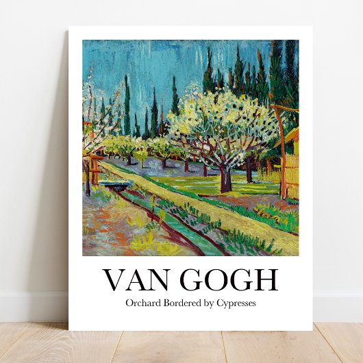 Orchard, besteld door Cypresses door Vincent van G Poster