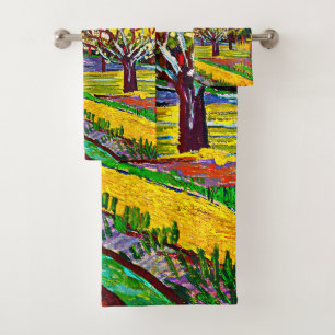 Orchard Bordé par Cyprès Vincent Van Gogh