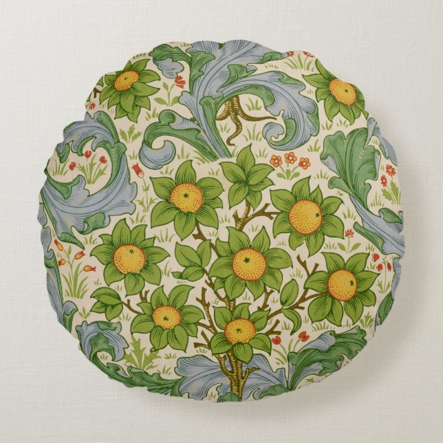 Orchard, Dearle, 1899 Rond Kussen (Voorkant)