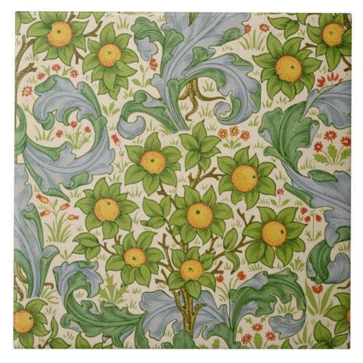 Orchard, Dearle, 1899 Tegeltje (Voorkant)