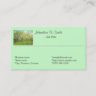Orchard, ferme, jardin cartes de visite d'art