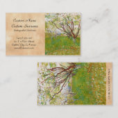 Orchard in Bloom Vincent van Gogh Visitekaartje (Voorkant / Achterkant)