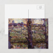 Orchard in Blossom, Arles van Vincent van Gogh Briefkaart (Voorkant / Achterkant)