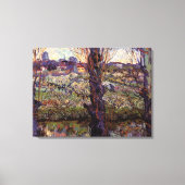 Orchard in Blossom, Arles van Vincent van Gogh Canvas Afdruk (Voorkant)