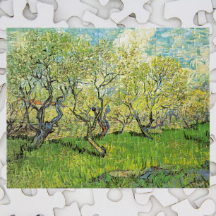 Orchard in Blossom door Vincent van Gogh Legpuzzel