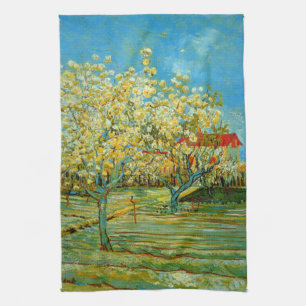 Orchard in Blossom door Vincent van Gogh Theedoek