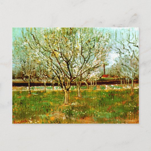 Orchard in Blossom, Vincent van Gogh Briefkaart (Voorkant)