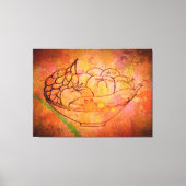 Orchard Mélange: Vruchtbare harmonie op Canvas Afdruk (Voorkant)