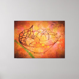 Orchard Mélange: Vruchtbare harmonie op Canvas Afdruk