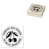 Orchard Naam Boerderij Stempel Kersen Fancy Rand (Gestempeld)