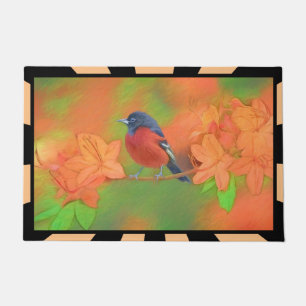 Orchard Oriole zangvogel schilderij originele voge Deurmat