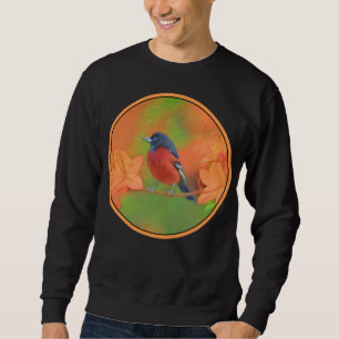 Orchard Oriole zangvogel schilderij originele voge Trui