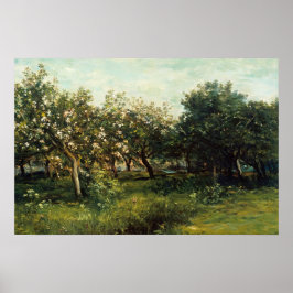 Orchard Trees Landschap Schilderen Poster