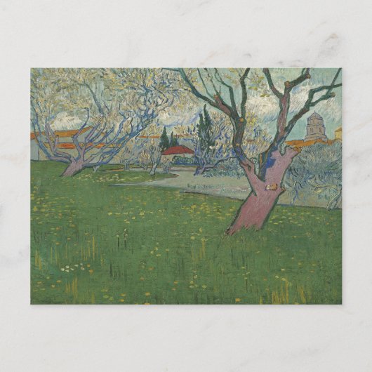 Orchards in het Uitzicht van Arles in Blossom door Briefkaart (Voorkant)