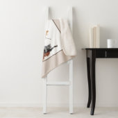 Orchestra cat Sherpa Blanket Deken (In situ)