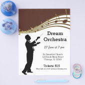 Orchestra concert flyer (Enkel)