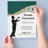 Orchestra concert flyer (Hand)