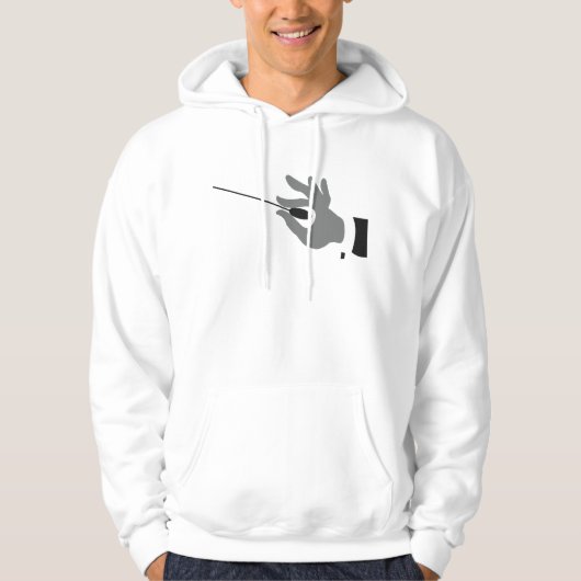Orchestra Conductor Mannen Hoodie (Voorkant)