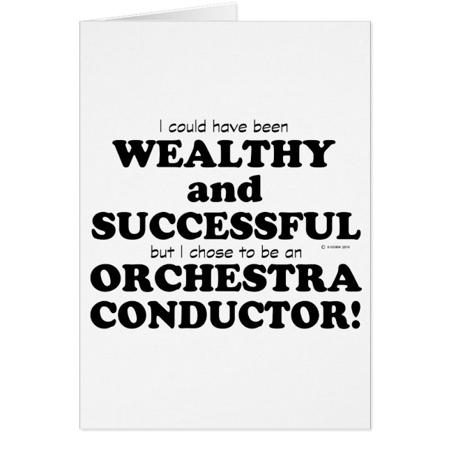 Orchestra Conductor Wealthy & Succesvol (Voorkant)