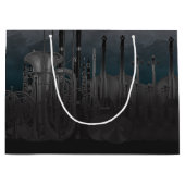 Orchestra Instrument Nighttime Skyline Large Cadeautasje (Voorkant)