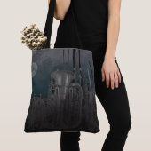 Orchestra Instruments Nighttime Moonlit Skyline Tote Bag (Dichtbij)