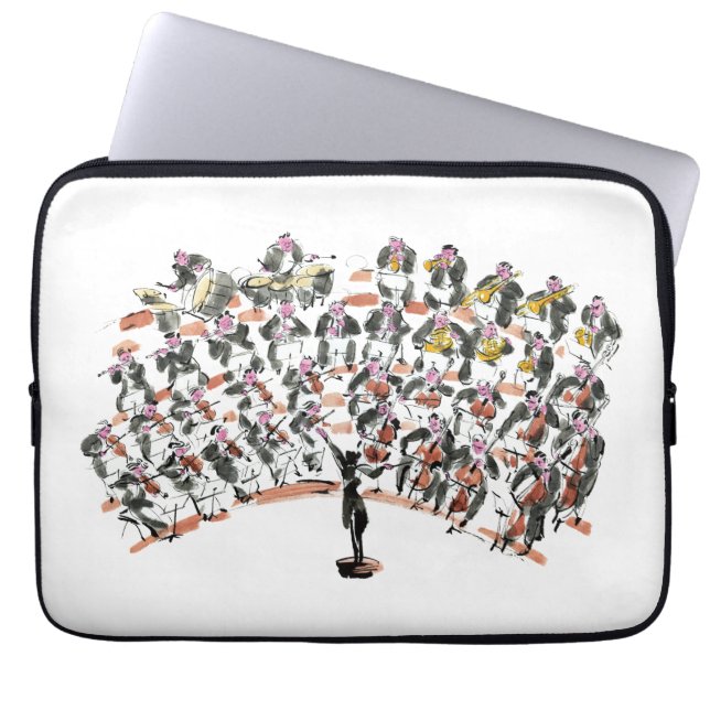 Orchestra Laptop Sleeve (Voorkant)