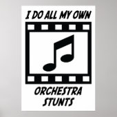 Orchestra Stunts Poster (Voorkant)