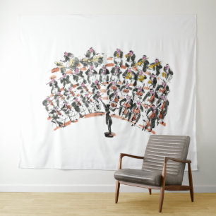 Orchestra Tapestries Wandkleed