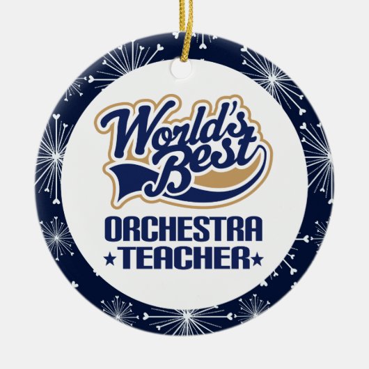Orchestra Teacher Gift Ornament (Voorkant)