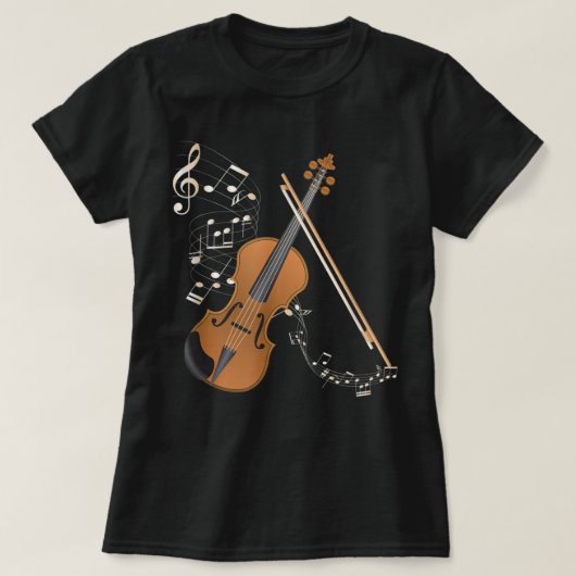 Orchestra Violin Player Gift Musical Instrument Vi T-shirt (Design voorkant)