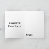 Orchestrale katten feestdagen kaart (Binnen)