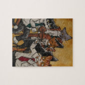 Orchestrale katten legpuzzel (Horizontaal)