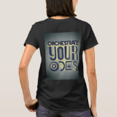 Orchestrate Your Odes: Symfonie van stijl T-shirt (Achterkant)