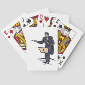 Orchestrator Dirigent Speelkaarten (Achterkant)