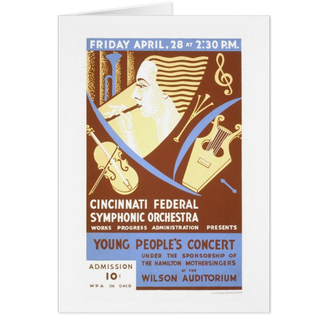 Orchestre de Cincinnati WPA 1939 (Devant)