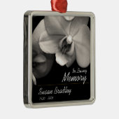 Orchid 1 Personalized Memorial Funeral Ornament (Rechts)