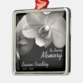 Orchid 1 Personalized Memorial Funeral Ornament (Links)