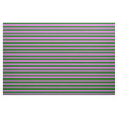 Orchid and Dark Green Colored Pattern of Stripes Stof (Yard (91,4 cm))