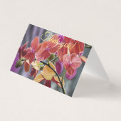 Orchid bedankpas kaart (Voorkant)