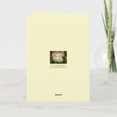 Orchid Blooms Floral Birthday Card voor zuster Kaart (Achterkant)