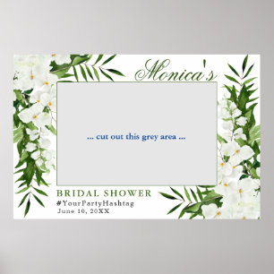 Orchid Bohemian Floral Vrijgezellenfeest Foto Lijs Poster