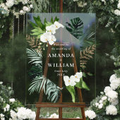 Orchid Bohemian Greenery MARIAGE Bienvenue