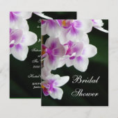 Orchid Bridal Shower Kaart (Voorkant / Achterkant)